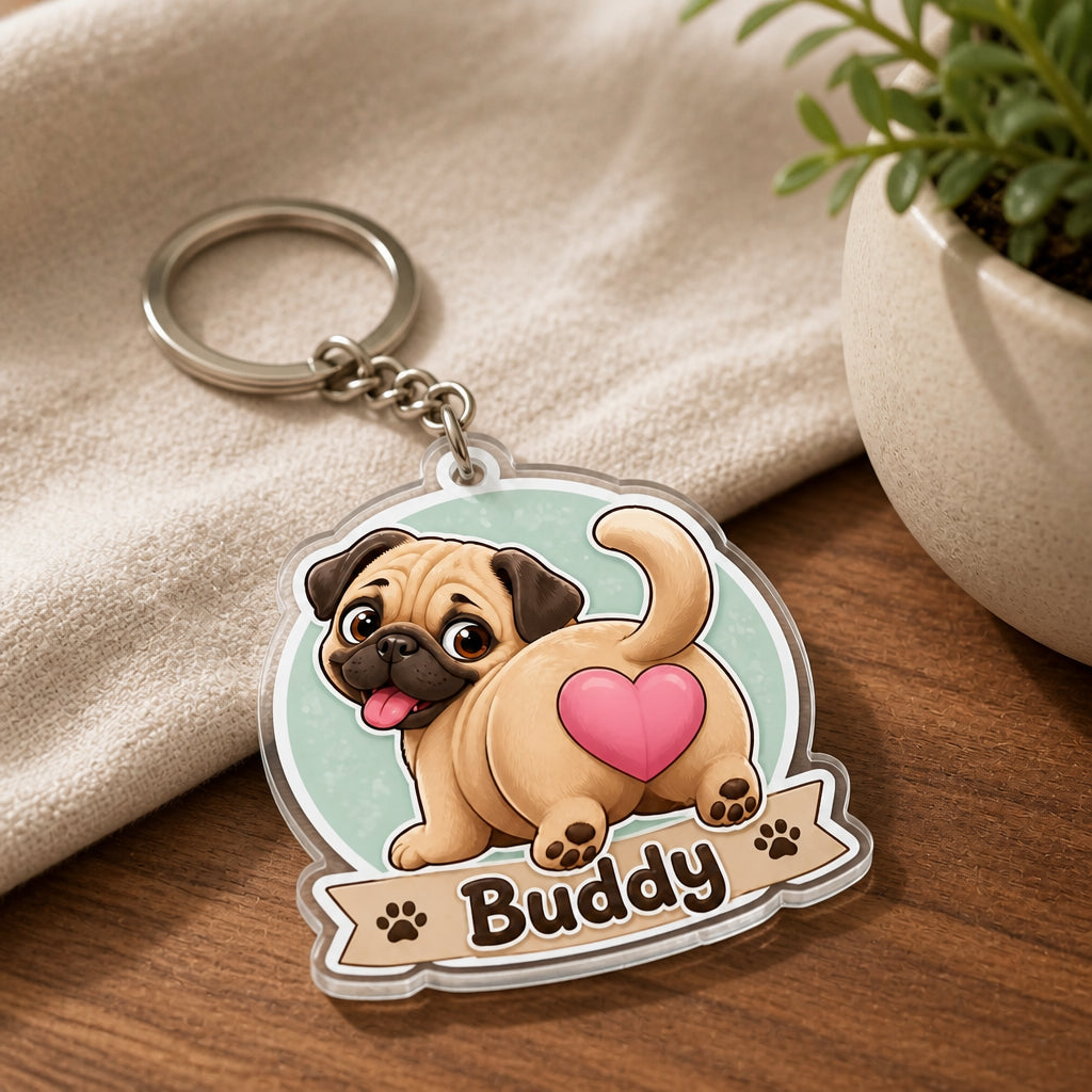 Chibi Pup Booty Acrylic Keychain – Upload Your Pet + Name - Personalized Acrylic Keychain d1ca2dfe-9959-4709-9445-906be1ff7b1c.jpg