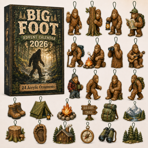 Camping Big Foot Advent Calendar 2026 - 24-Day Festive Countdown, Acrylic Charms Blind Box - Gift For Campers, Family & Friends d1ca3185-2a14-4808-914e-0d4f7a8ca83a-big-foot-box-charms.png