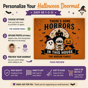 There's Some Horrors In This House - Personalized Halloween Doormat - Personalized Doormat d1d309c4-bca1-4ad2-843c-a86a95734f91.jpg