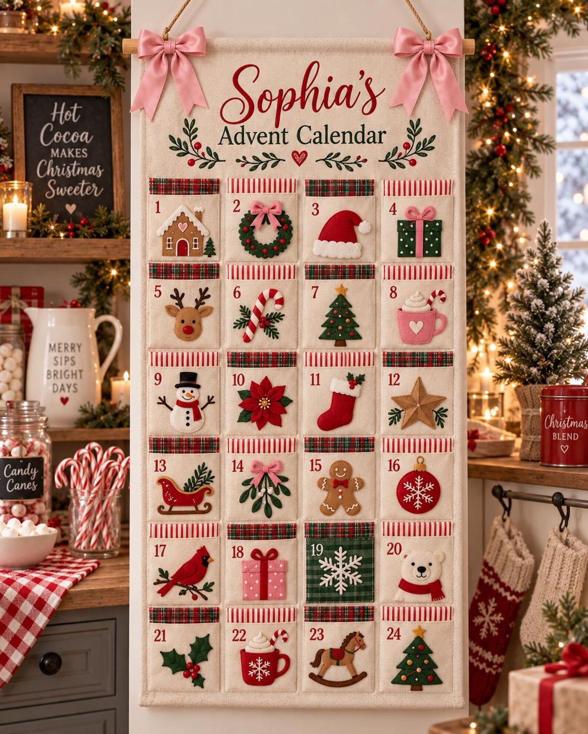 Personalized Family Advent Calendar, 24 Pocket Christmas Countdown, Custom Name Holiday Wall Hanging, Christmas Decor d1e4cb64-2f2b-457f-b146-cea224dacd84-il_1588xN.8554673454_ar1n.jpg