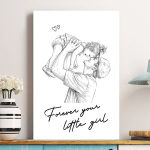 Father's Day Gifts, Custom Gift With Photo Father's Day Gift For Dad, Husband - Personalized Poster