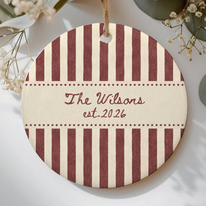 Ceramic Christmas Ornament, Newlyweds Gift Friends, Personalized Couple Gift for New Couples, Wedding Gift, First Christmas Married d24d41a6-3165-43b9-9cd2-a1f9ed50557e-9.jpg