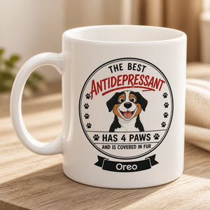 Best Antidepressant Has 4 Paws – Personalized Dog Name Mug - Personalized Mug d26c183d-894b-44df-aedb-2a1189f0b749.jpg