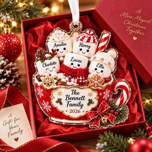 Personalized Family Christmas Ornament, Hot Cocoa Marshmallow Keepsake, Custom Name GIFT 2026, Holiday Tree Decor, Family Gift for Parents d26ead2a-1446-4d4b-8880-1deb66508ff8-BN-6-.png