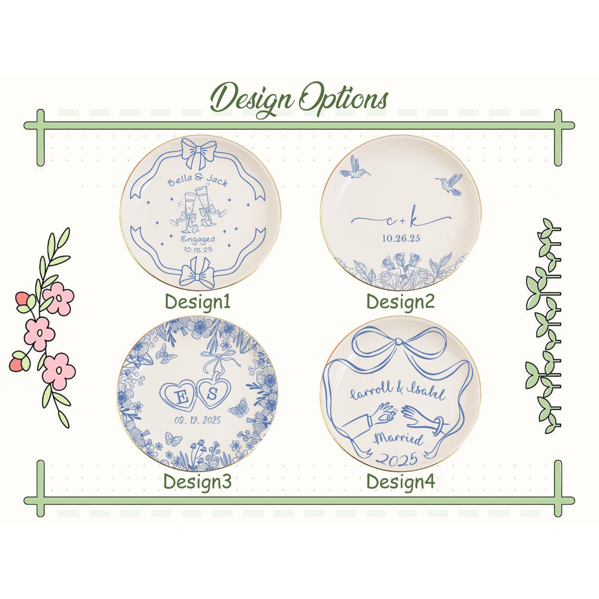 Custom Locked Engagement Ring Dish, Personalized wedding gift ring tray, Initials Date Dish, Bridal shower gifts, Gifts for Her d271d0ab-e3c2-4f09-bd16-69c31b15c939-7.png
