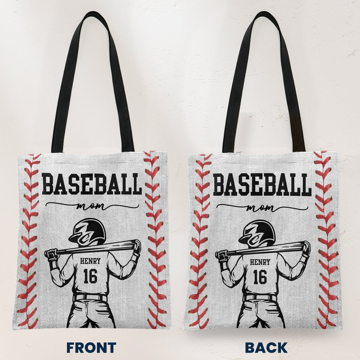Baseball Mom That's My Kid - Personalized Tote Bag