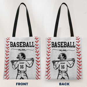 Baseball Mom That's My Kid - Personalized Tote Bag
