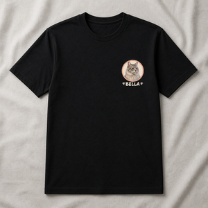 Custom Pet Portrait Name Tee – Left-Chest Badge - Personalized T-shirt d2cbd811-e34e-4b90-953b-418e6bb10e4c.png