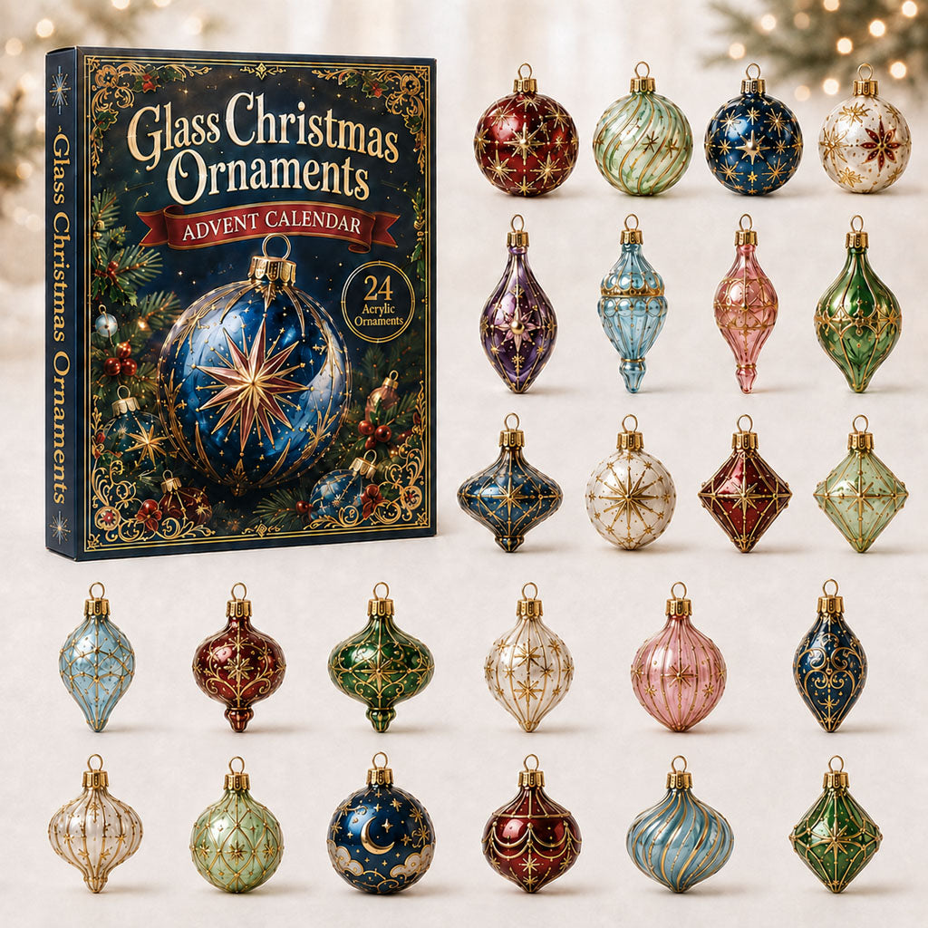 Acrylic Glass Christmas Advent Calendar 2026 - 24-Day Festive Countdown, Acrylic Charms Blind Box - Gift For Christmas Lovers d2e5337f-be3d-434c-9cf8-03d0ff02a0af-ornament.jpg
