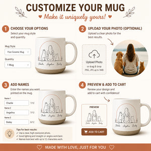 Minimal Line Art Pet Mom Mug – 3 Name Personalization - Personalized Pottery Mug d2fff885-5af1-4a03-b6e3-8175621660e7.jpg