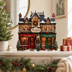 Custom Family Christmas House Wooden Block, Personalized Gingerbread Home Sign, Rustic Holiday Mantel Decor, Unique Keepsake Gift Idea d3011b60-9731-4896-a25a-acb6c620f992-2.jpg
