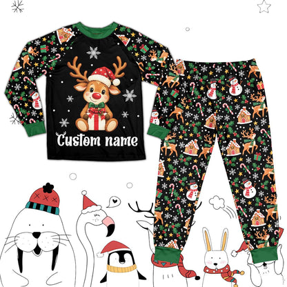 Personalized Reindeer Christmas Pajamas Set, Custom Name Xmas PJs, Gingerbread House Snowman Matching Family Sleepwear, Holiday Lounge Gift d31f58ee-e224-4bbc-90b6-65c3740e7584-il_fullxfull.8575080088_3gf2.jpg