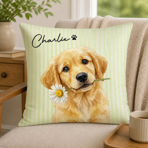 Custom Pet Portrait Pillow with Name – Watercolor Medallion - Personalized Pillow d3203eb6-2216-4d3f-9c87-ce2030a8f9ef.jpg