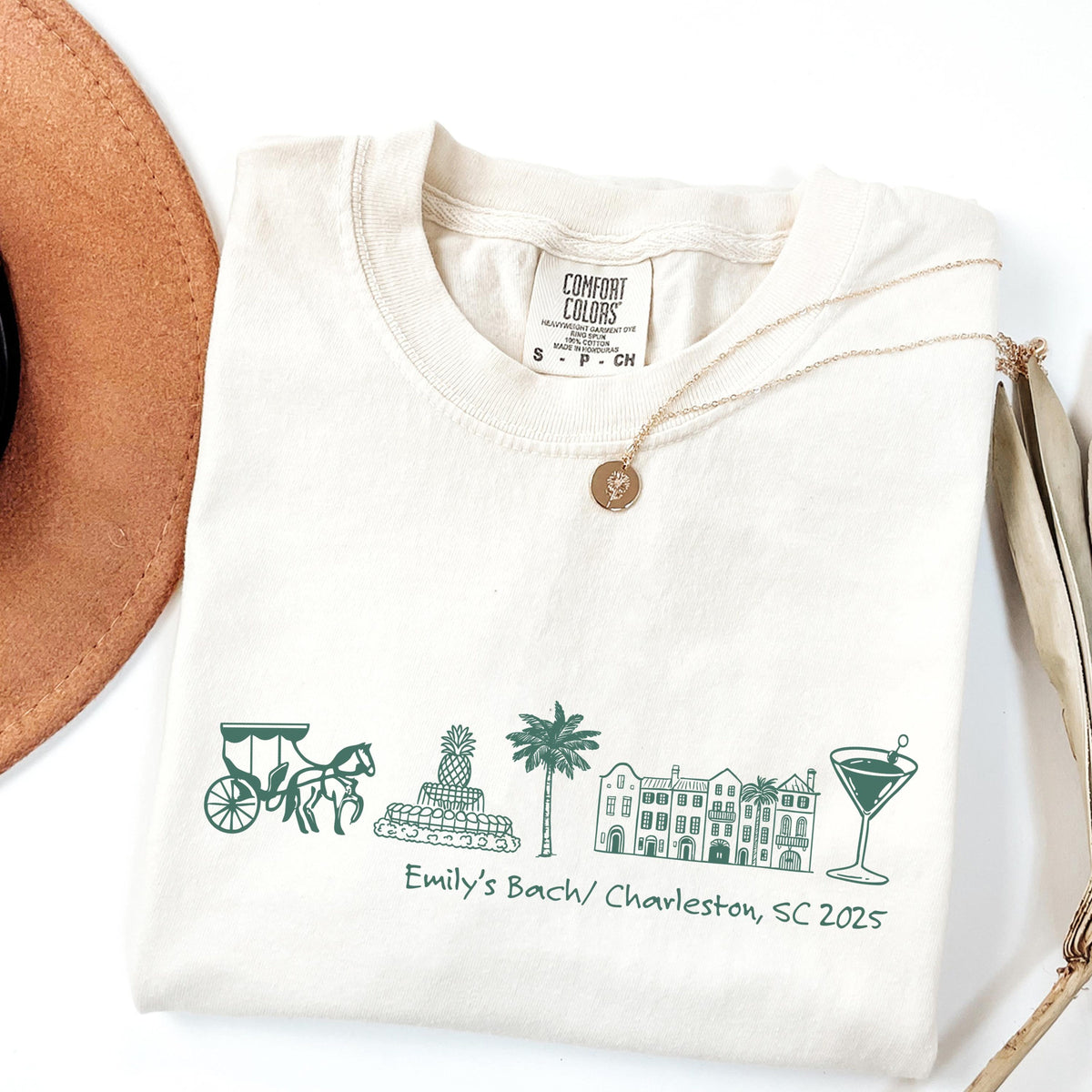Custom Charleston Bachelorette Comfort Colors Shirt: Pineapple Fountain & Rainbow Row d3317bea-610f-4a66-aec3-83a99f860c9d-4.jpg