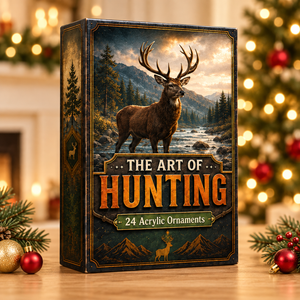Art of Hunting Advent Calendar 2026 - 24-Day Festive Countdown, Acrylic Charms Blind Box - Gift For Hunting Lovers d33d8853-efa1-40f7-a5cc-a385c156abcb-hunting-box.png