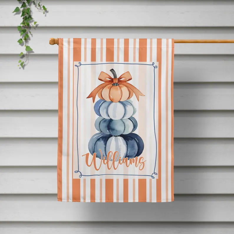 Fall Garden Flag, Fall Outdoor Decor, Personalized Flag, Fall Porch Decor, Welcome House Flag, Autumn Yard Decor, Grandmillennial d355999b-e7ae-4f03-a5d1-f3ff4c5734de-dfdtfgghf-2-.webp