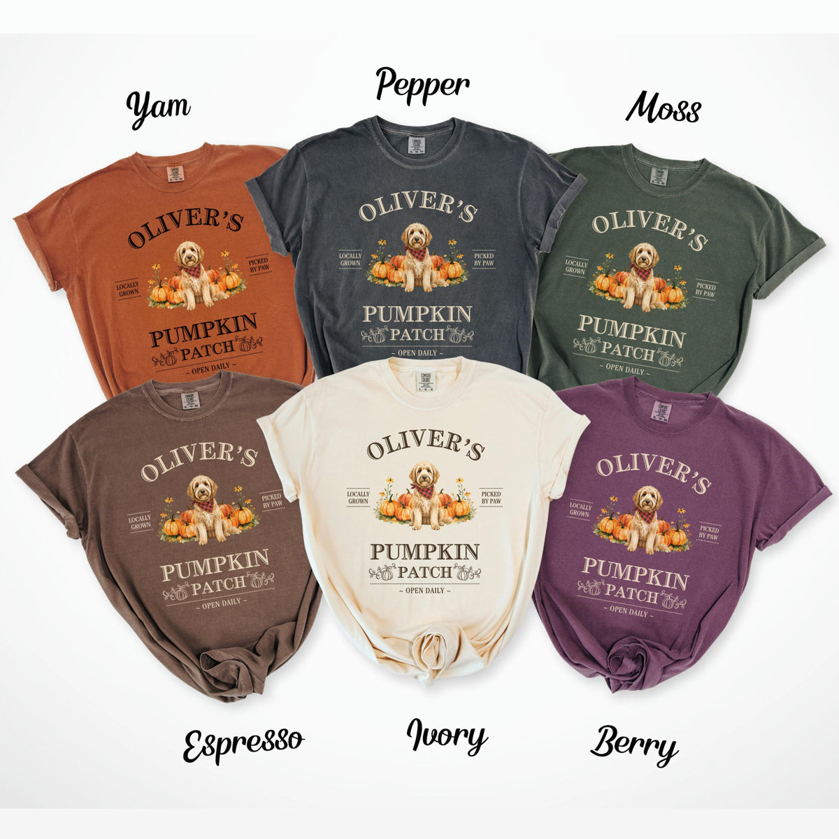 Goldendoodle Fall Shirt, Goldendoodle Tee, Halloween Dog T-Shirt, Custom Pumpkin Patch Tshirt, Dog Mom Gift, Fall Dogs, Goldendoodle Lover d35a29bc-bf4f-4506-83e7-1acc9212631a-2.jpg