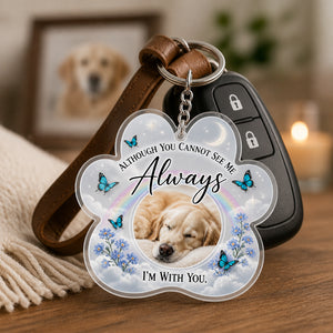 Pet Memorial Paw Acrylic Keychain – "Always With You" with Your Pet Photo - Personalized Acrylic Keychain d36f0d00-53c9-470b-b343-4132e0504bb6.jpg