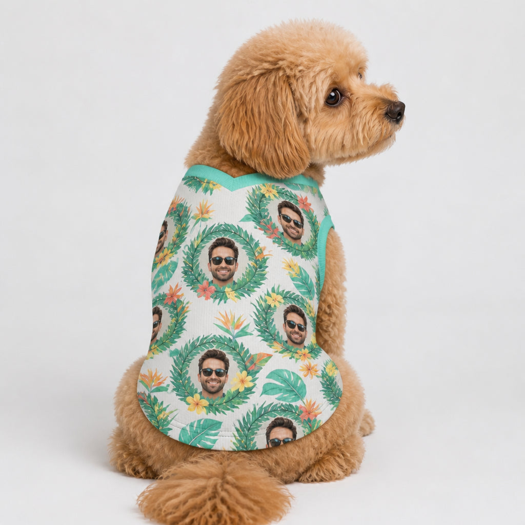 Custom Face Tropical Pet Tank – Photo AOP - Personalized 3D V-neck Sleeveless Pet Suit d378c170-f221-4532-8f68-24358205caac.jpg