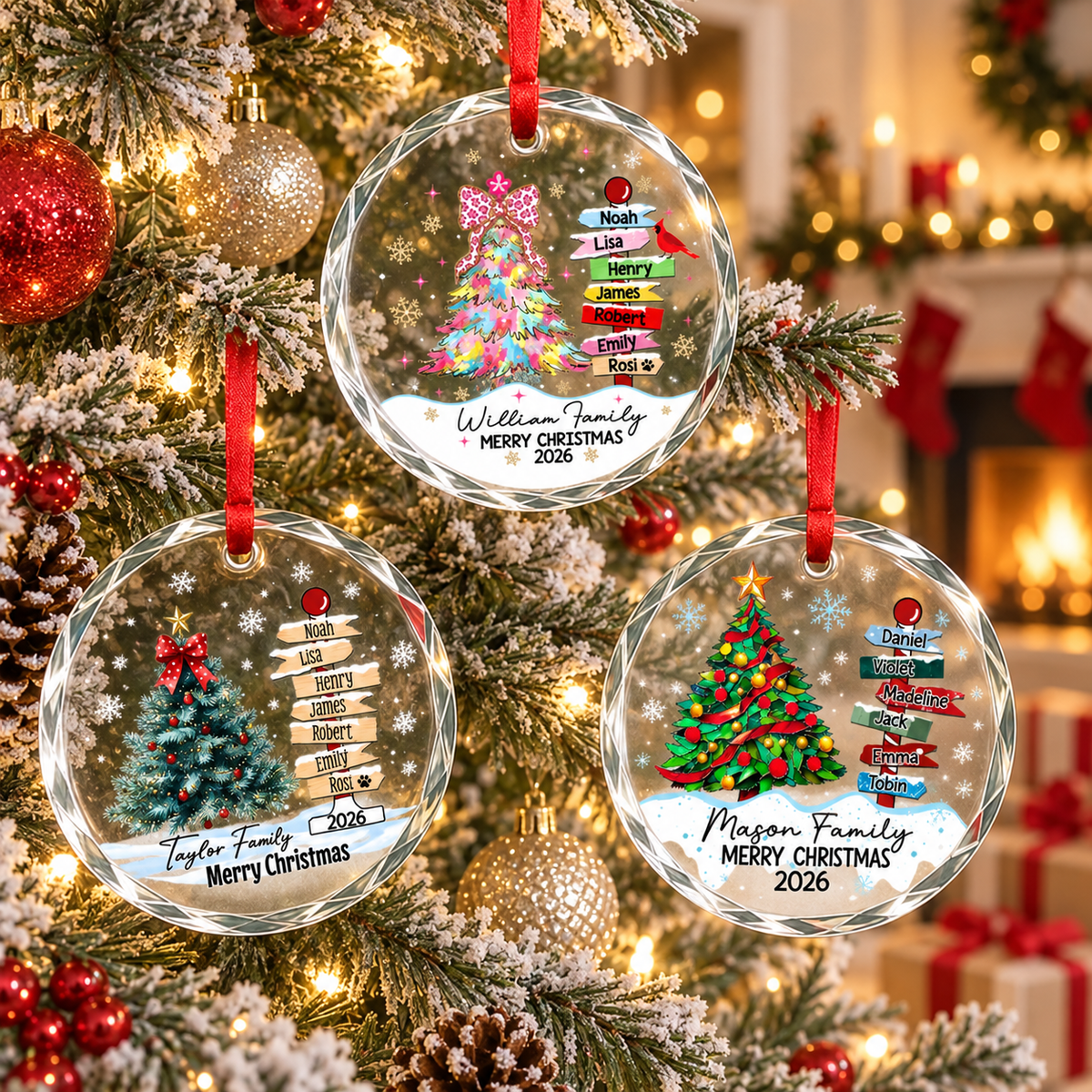 Personalized Family Christmas Ornament 2026 | Custom Name Tree Ornament | Holiday Gift for Families, Kids & Pets Keepsake d37ecc81-e7a7-4331-818d-6e15a84f4d68-banner-1.png