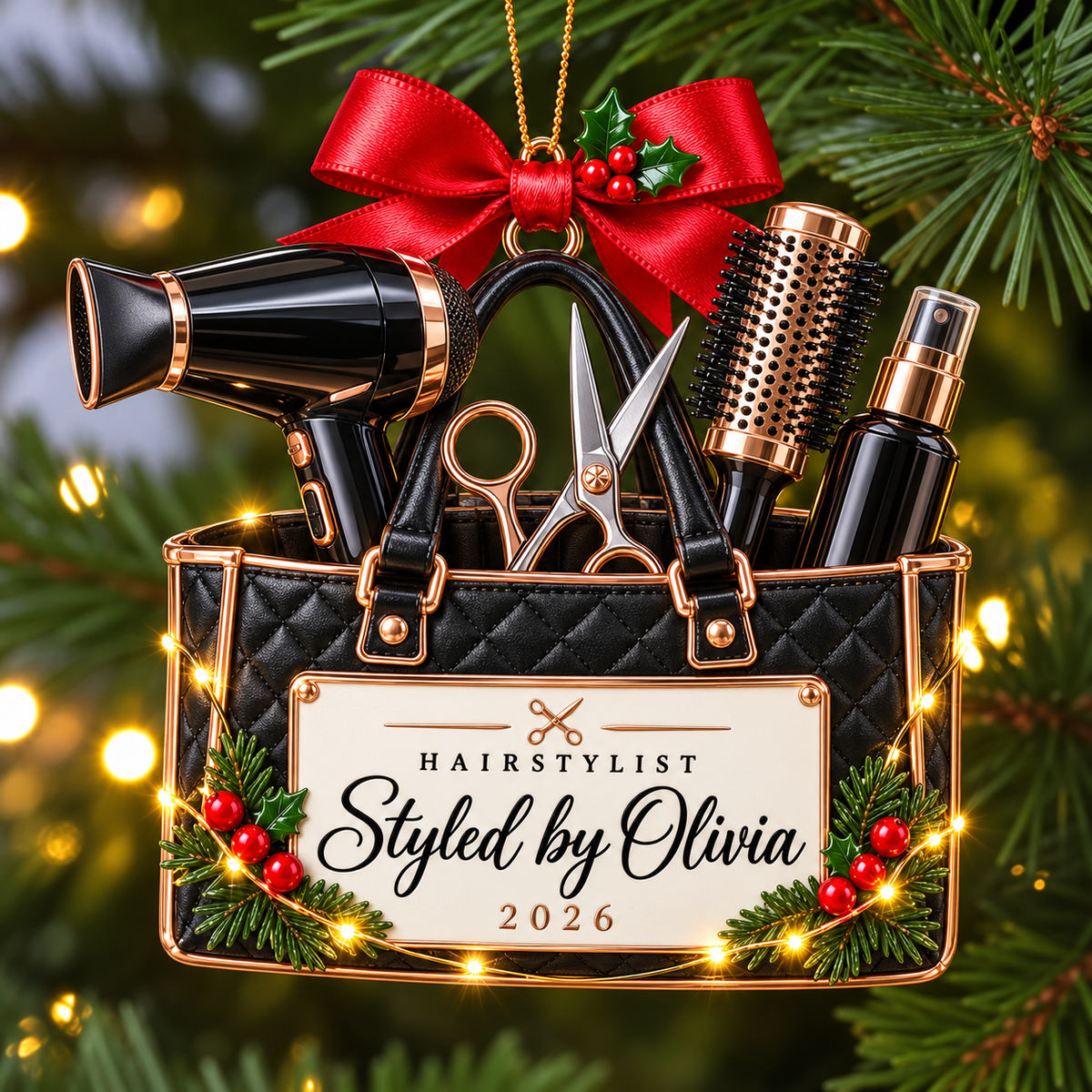 Personalized Hairstylist Christmas Ornament 2026 – Custom Name Salon Bag with Hair Dryer, Scissors and Brush, Hairdresser Appreciation Gift d3863521-d6d4-42d5-ad6c-2d2ca8cbcc2c-Olivia-s-Hairstylist-Tool-Tote-Ornament.png