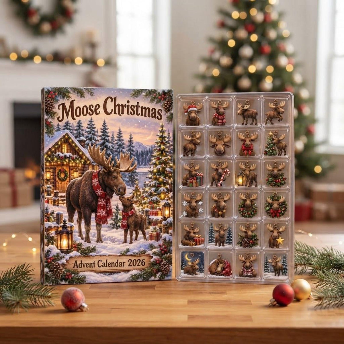 Personalized Moose Advent Calendar 2026, Woodland Christmas Countdown, Custom Name Moose Lover Gift, Rustic Cabin Holiday Decor d38d0cd2-2660-467b-a38a-9d4f0d8c9a9d-il_1588xN.8509586990_eso0.jpg