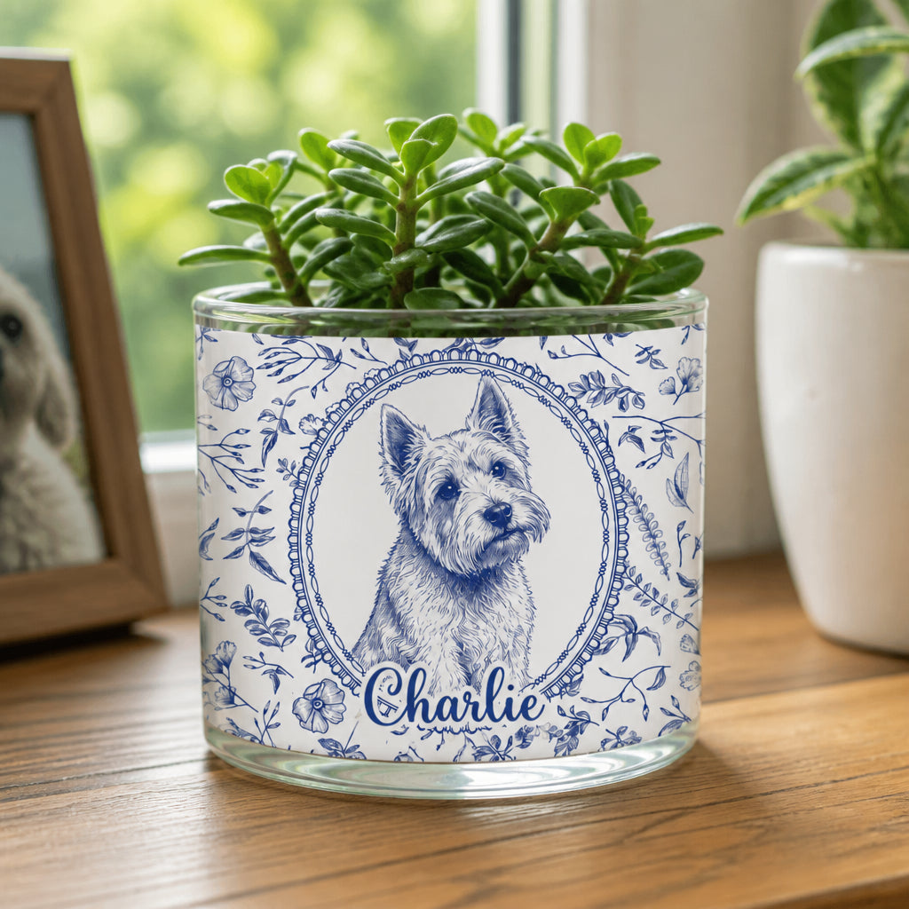 Custom Pet Portrait Plant Pot – Botanical Wreath Edition - Personalized Mini Glass Plant Pot d3914b8d-3fbf-422c-b0de-95b5846d24cd.jpg