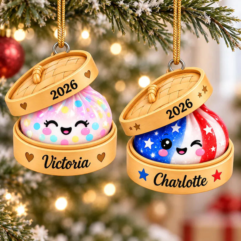 Personalized Squishy Ornament with 3D Raised Front, Custom Dumpling Name Keepsake, Cute Kawaii Christmas Gift, 2026 Kids Decor d3915b86-f041-4be2-b46c-109bb9376fa4-gfhjfghj-4-.webp