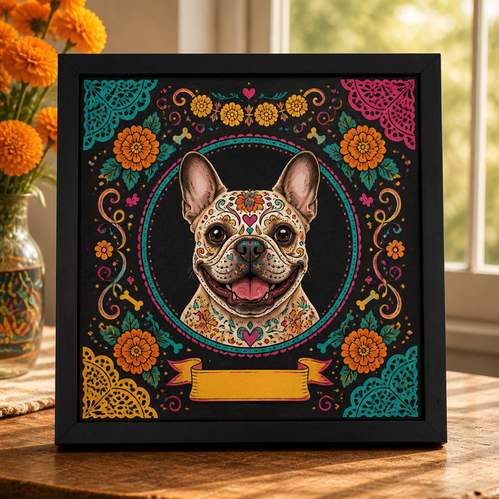 Sugar-Skull Pet Portrait Keepsake Frame - Personalized Picture Frame d39e9cb0-677d-4eeb-826a-5d3dbc012849.png