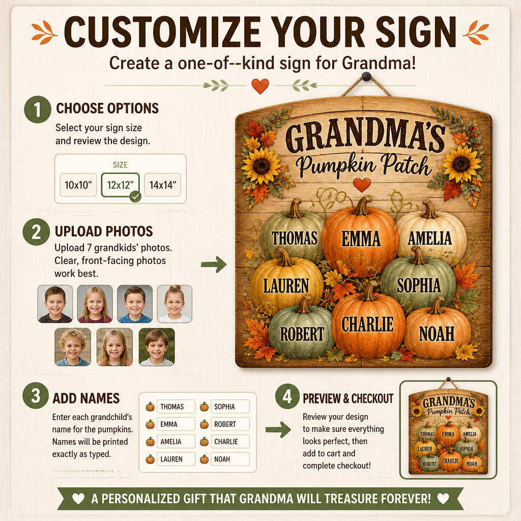 Grandma's Pumpkin Patch – Personalized Wood Sign - Personalized Wood Sign d39f1b52-cf79-46ad-9a03-b8c5c43f28f0.jpg
