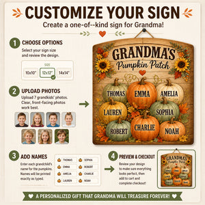 Grandma's Pumpkin Patch – Personalized Wood Sign - Personalized Wood Sign d39f1b52-cf79-46ad-9a03-b8c5c43f28f0.jpg