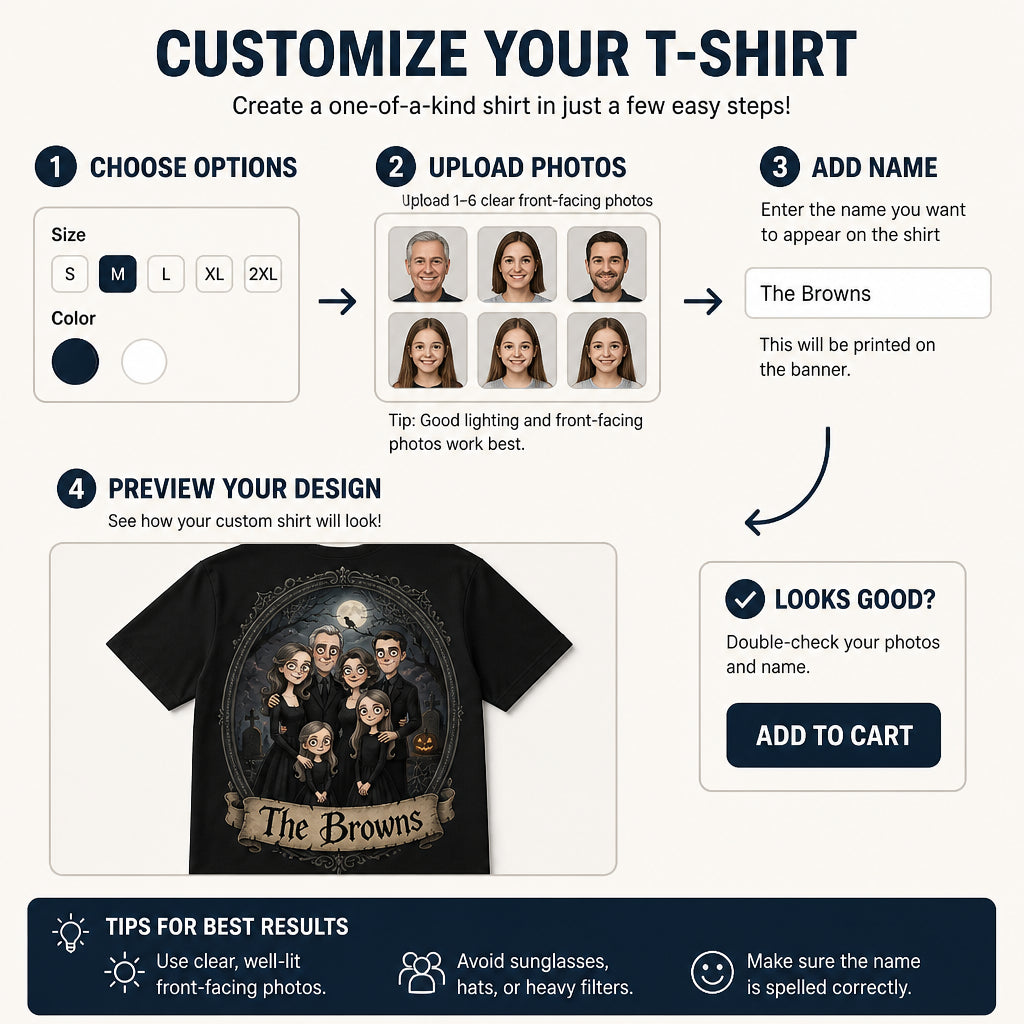 Custom Spooky Family Portrait Tee – Gothic Cartoon Style - Personalized T-shirt d3cbea95-7329-4dcc-bd4b-76b5f250efc0.jpg