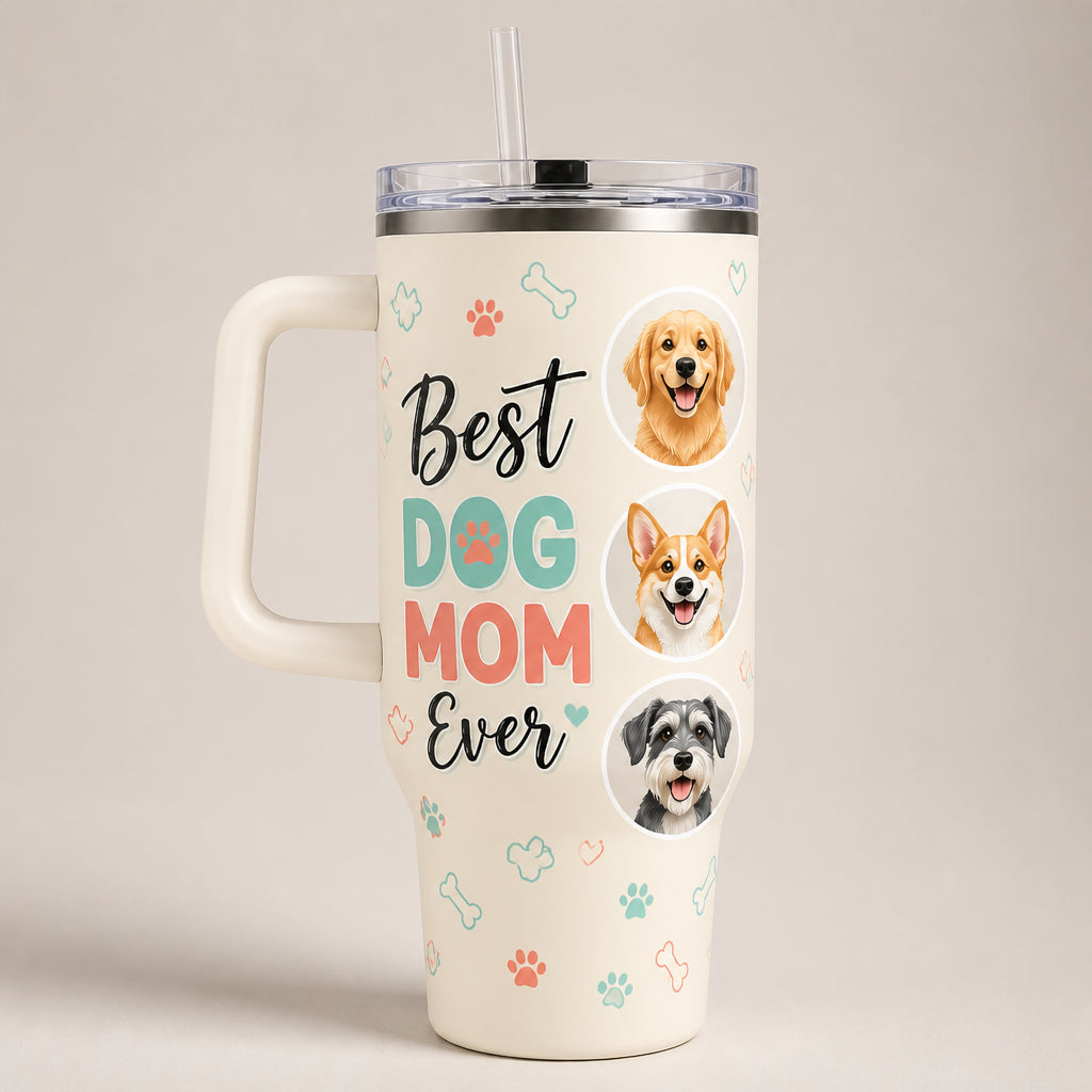 Best Dog Mom Ever 40oz Tumbler – Up to 3 Pet Portraits - Personalized 40 oz Stainless Steel Tumbler d3dc4503-b462-45cc-ae27-3d193055041a.jpg