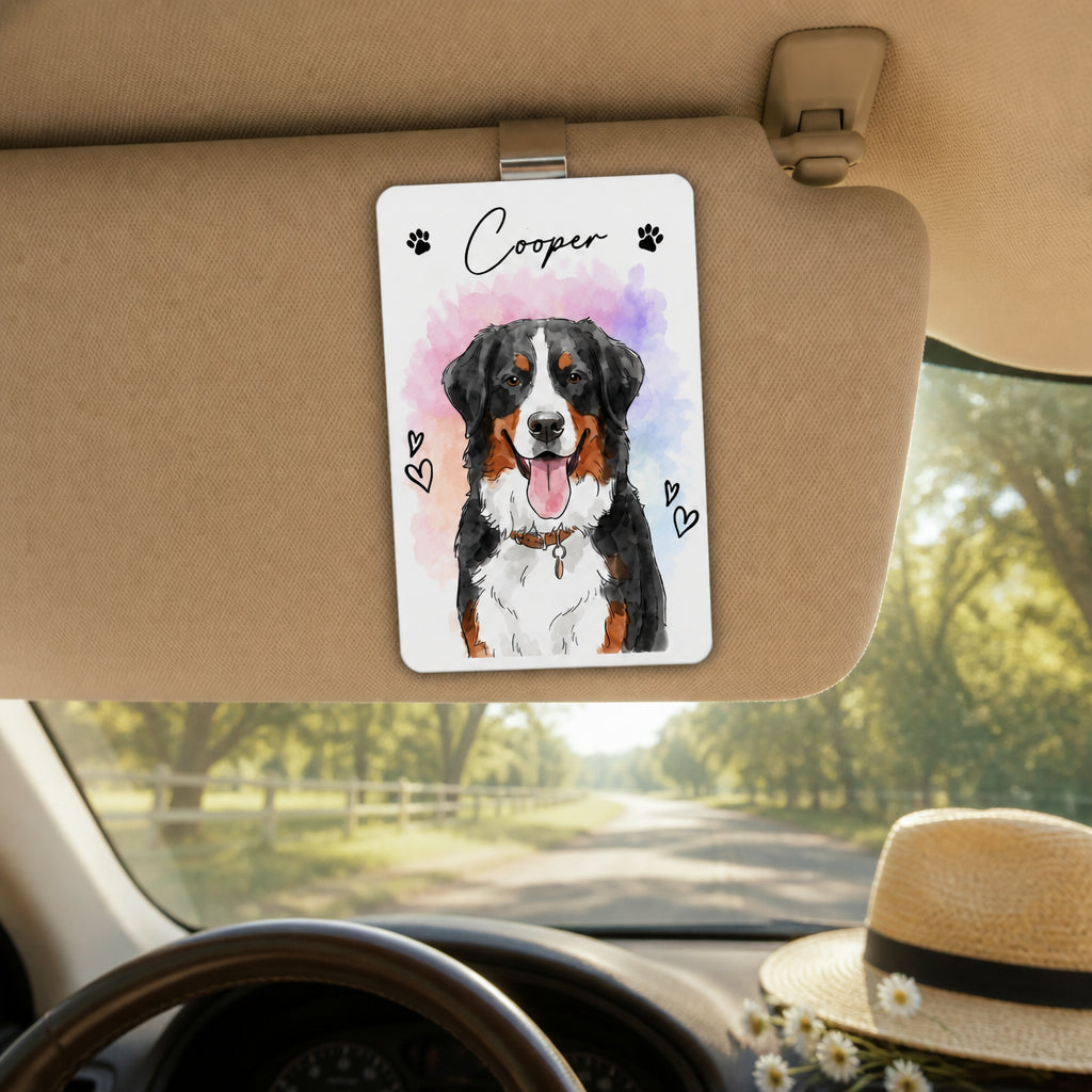 Custom Watercolor Pet Visor Clip – Your Pet Photo + Name - Personalized Car Visor Clip d3ddef9a-7ad7-42f1-be2a-adb9fcfee47b.jpg