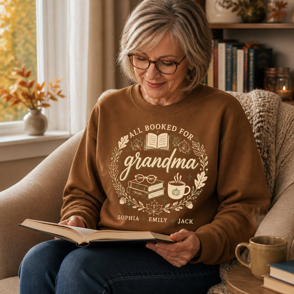 All Booked For Grandma — Fall Books Names Sweatshirt - Personalized Sweatshirt d3e0398f-973f-4fdf-a293-f50501f163a0.jpg
