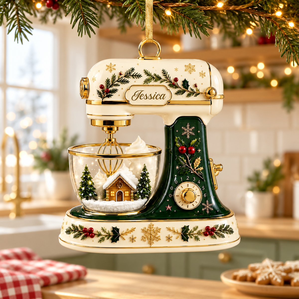 Christmas Baking Mixer-Personalized 3D Relief Mixer Acrylic Ornament,Custom Kitchen Mixer Christmas Keepsake,Baking Gift For Bakers d40753e9-b64d-4833-8779-b701747c00fc-fd01a812-536f-4ffb-b978-58ea932824d7.png
