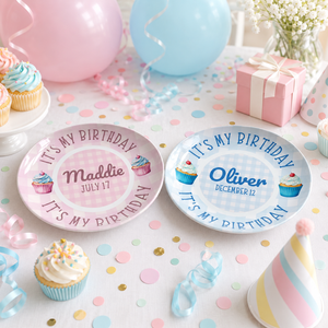 Toddler First Happy Birthday Keepsake, Boys Birthday Cake Plate, Custom 1st Birthday Plate with Name, Personalized Birthday Plate with Name d427ad56-fc87-48be-babc-71b5c6ae1b51-1.png