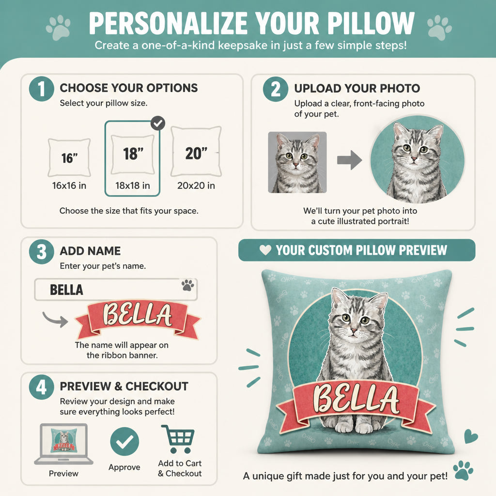 Custom Pet Portrait Pillow with Name Banner & Paw-Print Pattern - Personalized Pillow d429d5ac-e250-42ef-96e8-8a719affdcb5.jpg