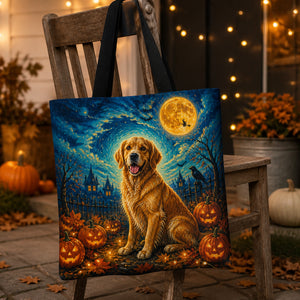 Custom Pet Portrait Halloween Moonlit AOP Tote (Photo to Art) - Personalized AOP Tote d429e953-e4f5-49db-97cd-466df6c41610.jpg
