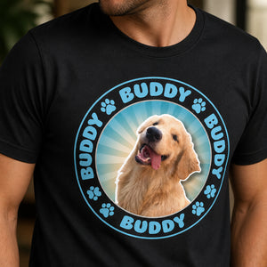 Custom Pet Photo + Name Ring Badge Tee - Personalized T-shirt d42e99b2-7597-4982-87e7-9ce6d8f46fe1.jpg