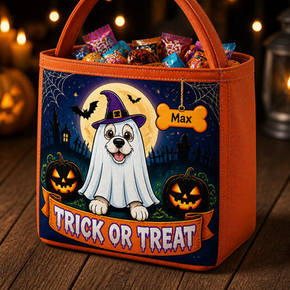 Personalized Trick or Treat Basket – Halloween Dog Ghost Design - Personalized Halloween Fabric Basket d434f58f-f6a9-42aa-a237-2ef5acfbd6b3.jpg