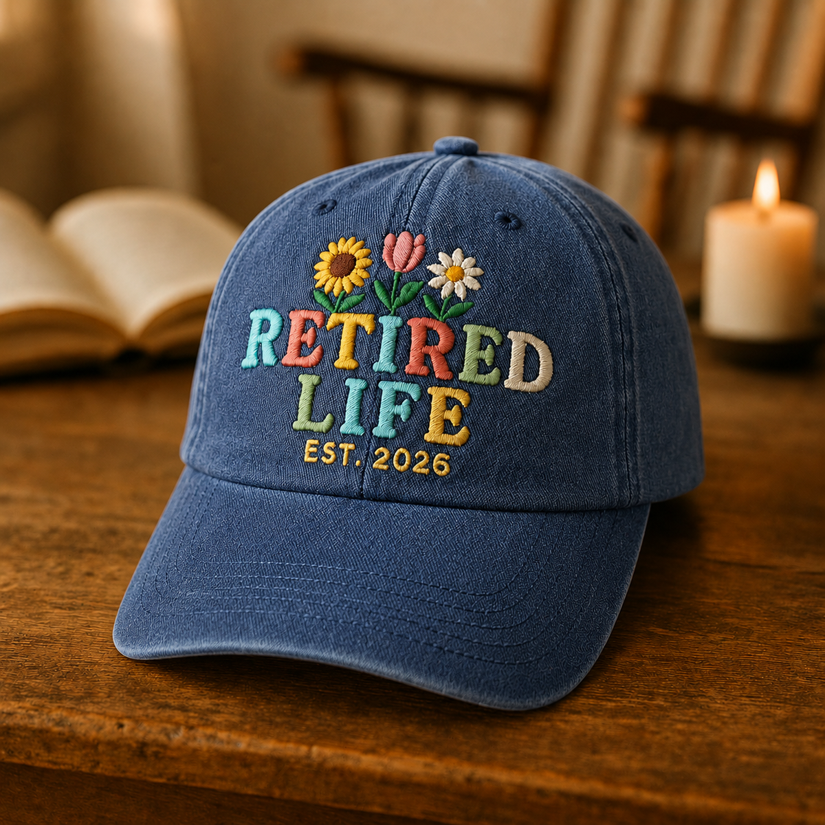 Custom Retired Life Embroidered Hat Retirement Gift Cap Retirement Celebration Hat Funny Retirement Gift for Men Women Est year
