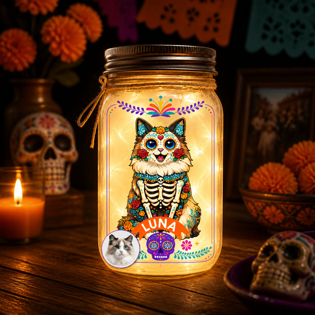 Day of the Dead Custom Pet Portrait Mason Jar Light - Personalized Mason Jar Light d43f1ad9-6375-4358-a384-78b832ef1f99.jpg