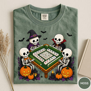 Comfort Colors Halloween Mahjong Shirt, Halloween Skeleton Mahjong Tee, Mahjong Lover Shirt, Mahjong Lover Gift, Funny Mahjong Lover Shirt d45add30-8448-44c1-95bd-036920440d7e-2.jpg