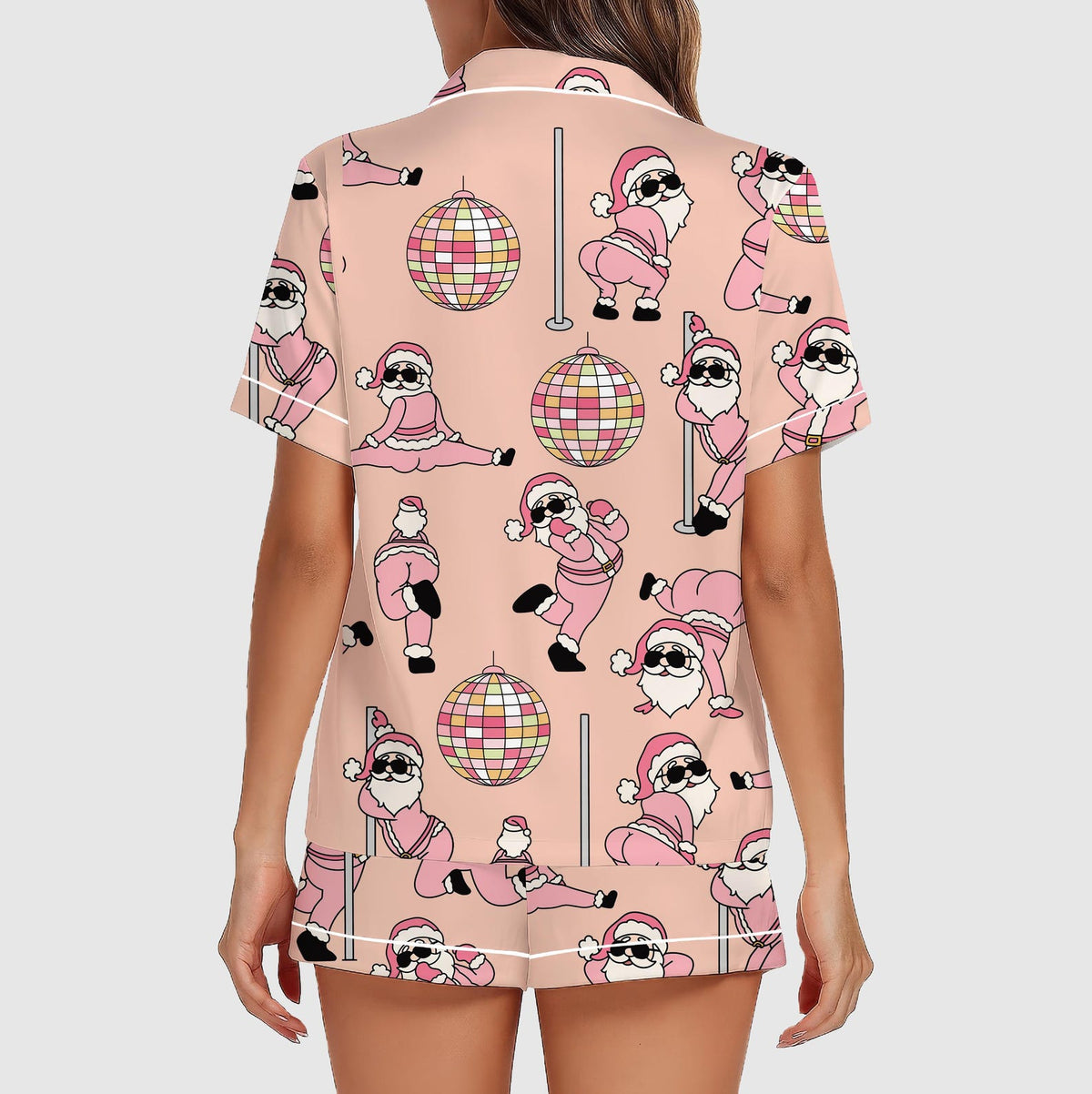Women Christmas Pajama Set – Funny Dancing Santa Print Sleepwear, Pink Holiday Loungewear d470c420-dfb3-4e5f-8229-bd6d83820b80-il_1588xN.7438852973_fpt7.jpg