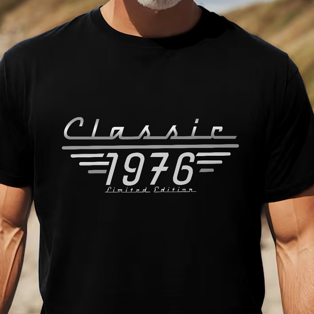 Father's Day Gifts, Classic Limited Edition - Birthday Gift, Vintage Old Age Gift For Him, Dad, Husband, Grandpa - Personalized Shirt