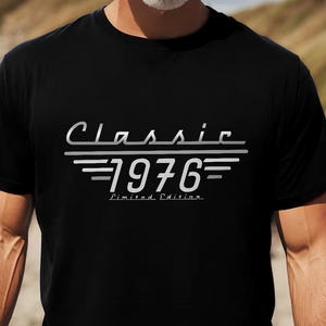 Father's Day Gifts, Classic Limited Edition - Birthday Gift, Vintage Old Age Gift For Him, Dad, Husband, Grandpa - Personalized Shirt