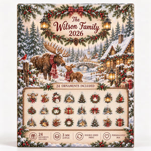 Personalized Moose Advent Calendar, 24 Double-Sided Acrylic Ornaments, Christmas Countdown Box d4b82b53-8d6f-4fd9-beba-6eedaf2eca51-il_1588xN.8595669086_swg2.jpg