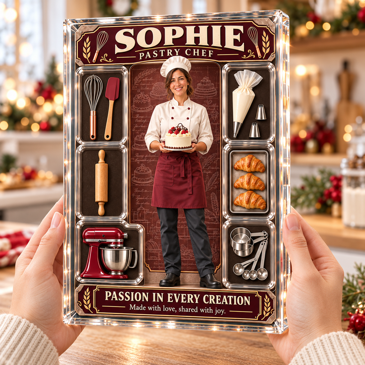 Personalized Pastry Chef Acrylic Block – Custom Photo & Name Baker Figure, Bakery Decor & Pastry Chef Appreciation Gift d4cb8341-7550-47fb-9d70-fee20a44a7e8-Personalized-pastry-chef-acrylic-keepsake-1.png