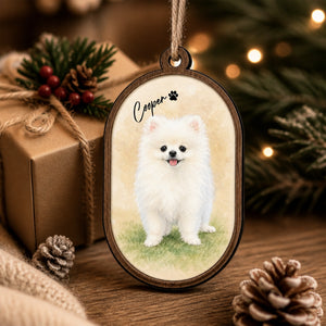 Custom Watercolor Pet Portrait Wood Ornament – Name & Paw - Personalized 3-Layered Wood Ornament d4cd0b35-5ce9-4b9f-971e-90c8768cfad4.jpg